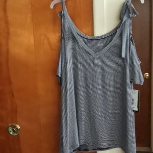 a.n.a. open shoulder top